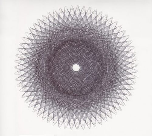 Parametric drawings done with Schneider 775 fine ballpoint. ©Mary Wagner