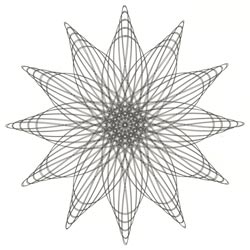 Parametric Drawing by Mary Wagner.