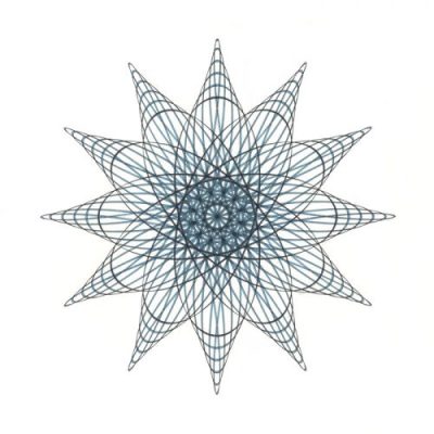 Aqua Star Flower Copyright Mary Wagner