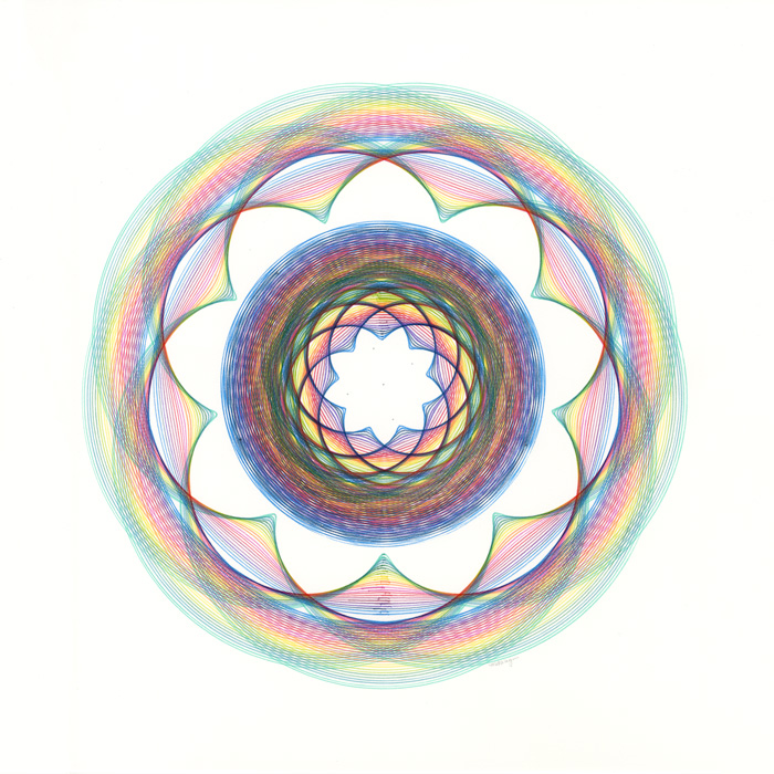 1:4 scale drawings for "Rainbow Twist"