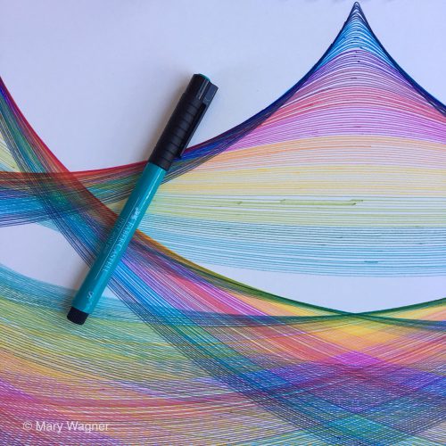 Rainbow color palette.