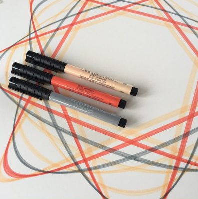 "Color Theft, Five Volumes of Richard Meier", 20x20 inches, pigment ink on Fabriano Artistico