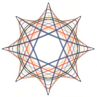 Mary Wagner, "Color Theft, Five Volumes of Richard Meier", 20x20 inches, pigment ink on Fabriano Artistico © Copyright Mary Wagner