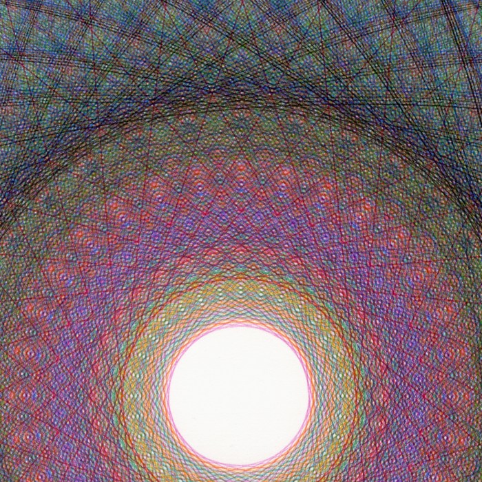 "Portrait of Hazel" by Mary Wagner, ink on paper, 26x26