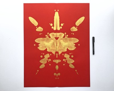 "Water Spirit" acrylic on paper