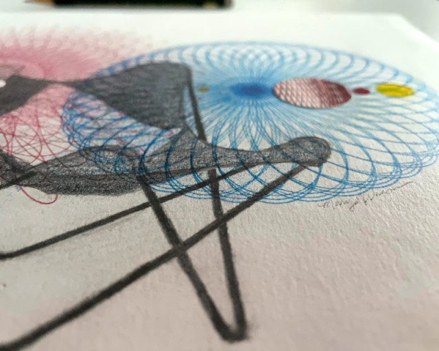 Butterfly Chair With Circles, Copyright Mary Wagner