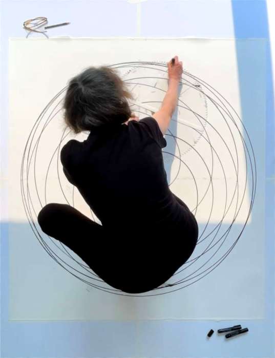 Mary Wagner drawing "Eclipse" Copyright Mary Wagner. All Rights Reserved. MaryWagner.com