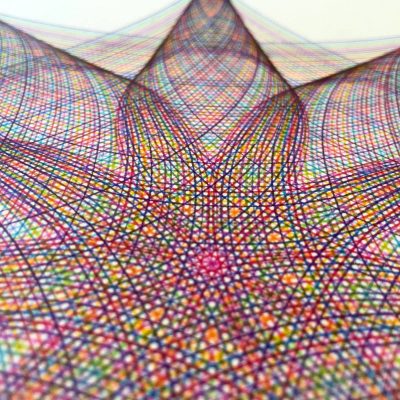 "Cloud Nine" ink drawing on paper. Copyright Mary Wagner. All Rights Reserved. MaryWagner.com