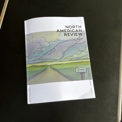 Cover, North American Review, Spring 2022